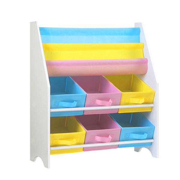 Kids Bookcase & Toy Storage Organizer