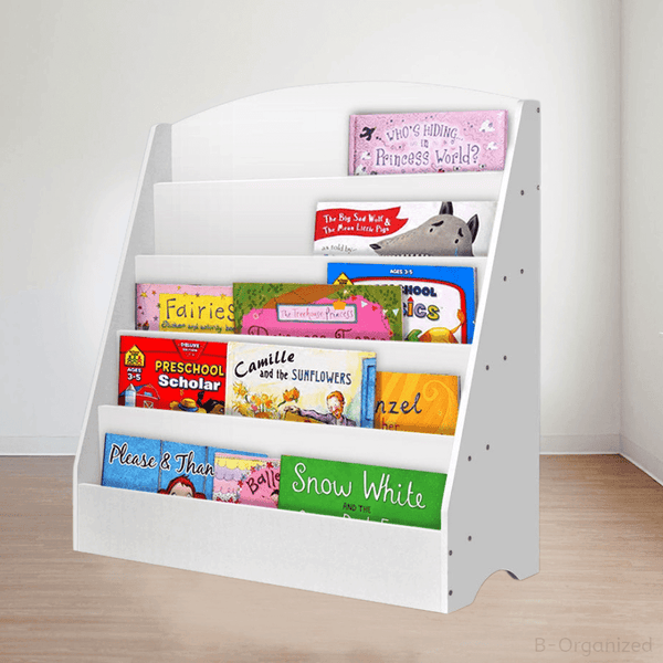 5 Tier Kids Bookshelf & Bookcase Display